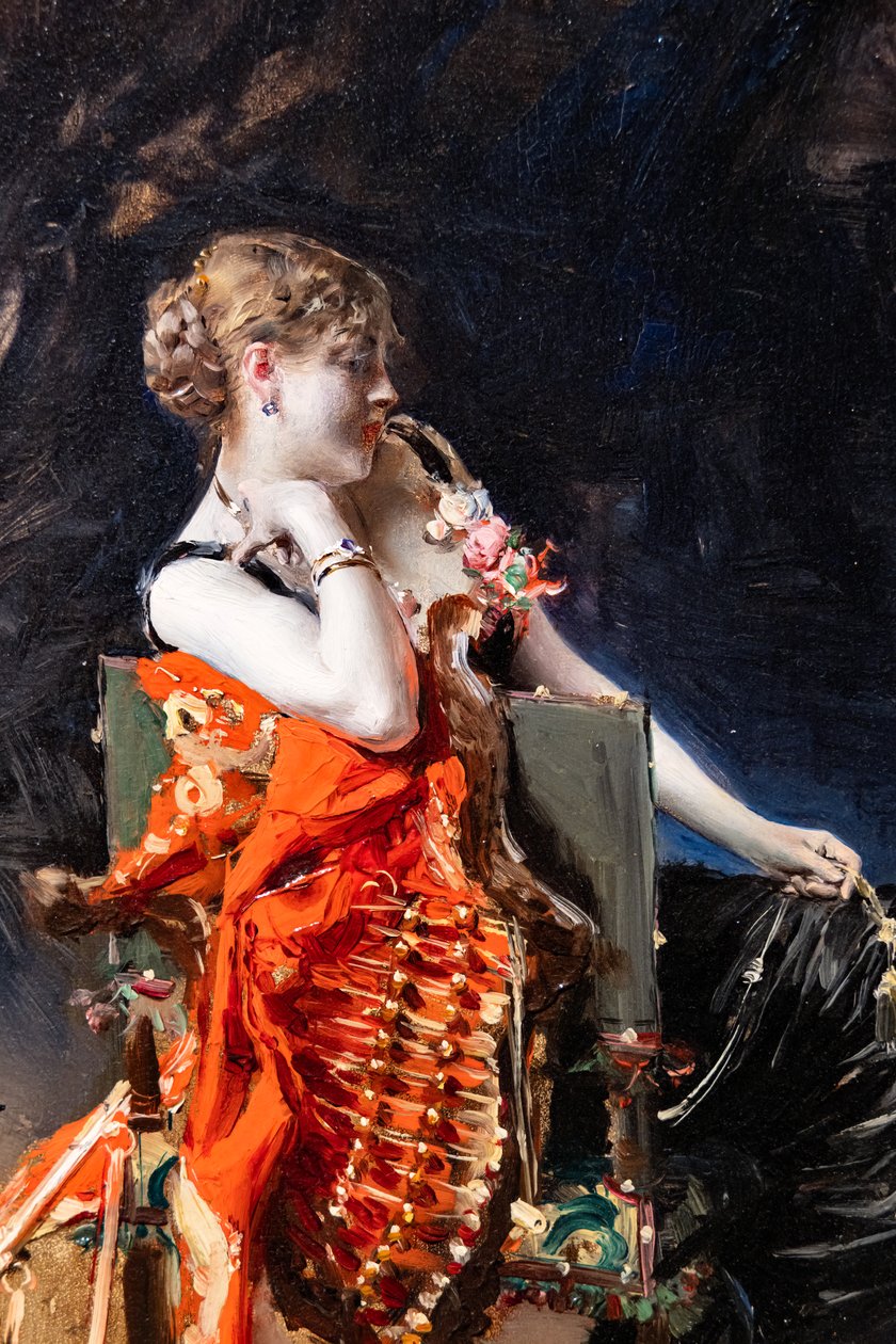 Madame X (détail) - Giovanni Boldini