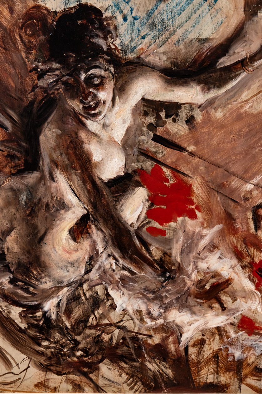 Madame de Joss (détail) - Giovanni Boldini