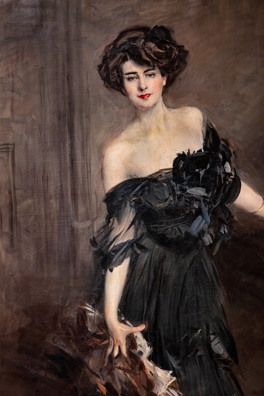 Mademoiselle de Nemidofft (détail) - Giovanni Boldini
