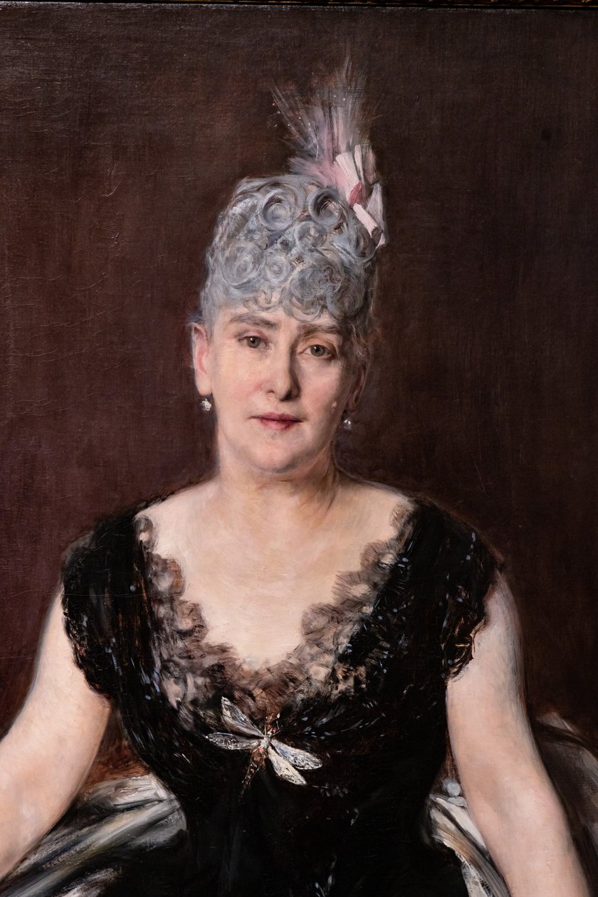Portrait de Madame Seligman (détail) - Giovanni Boldini
