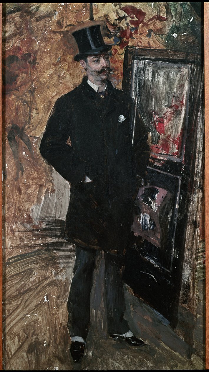 Portrait du poète Hanvin - Giovanni Boldini