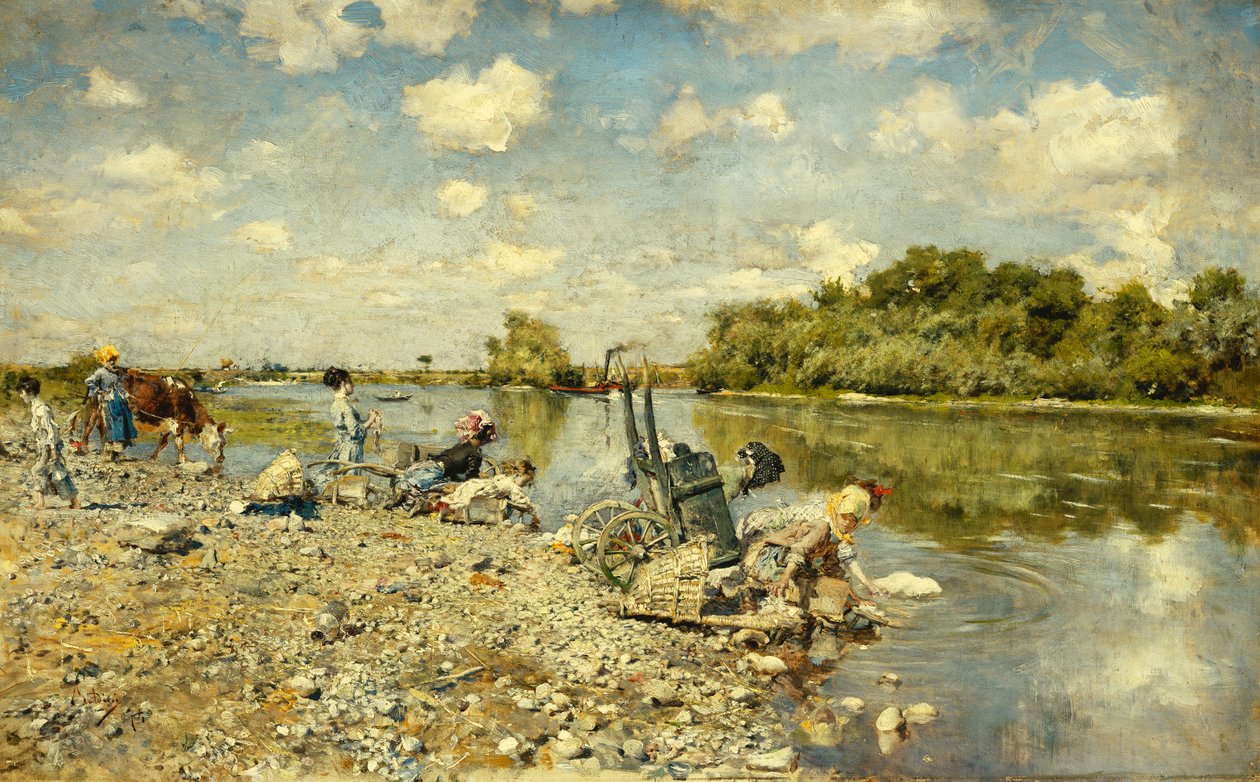 La lessive, 1874 - Giovanni Boldini