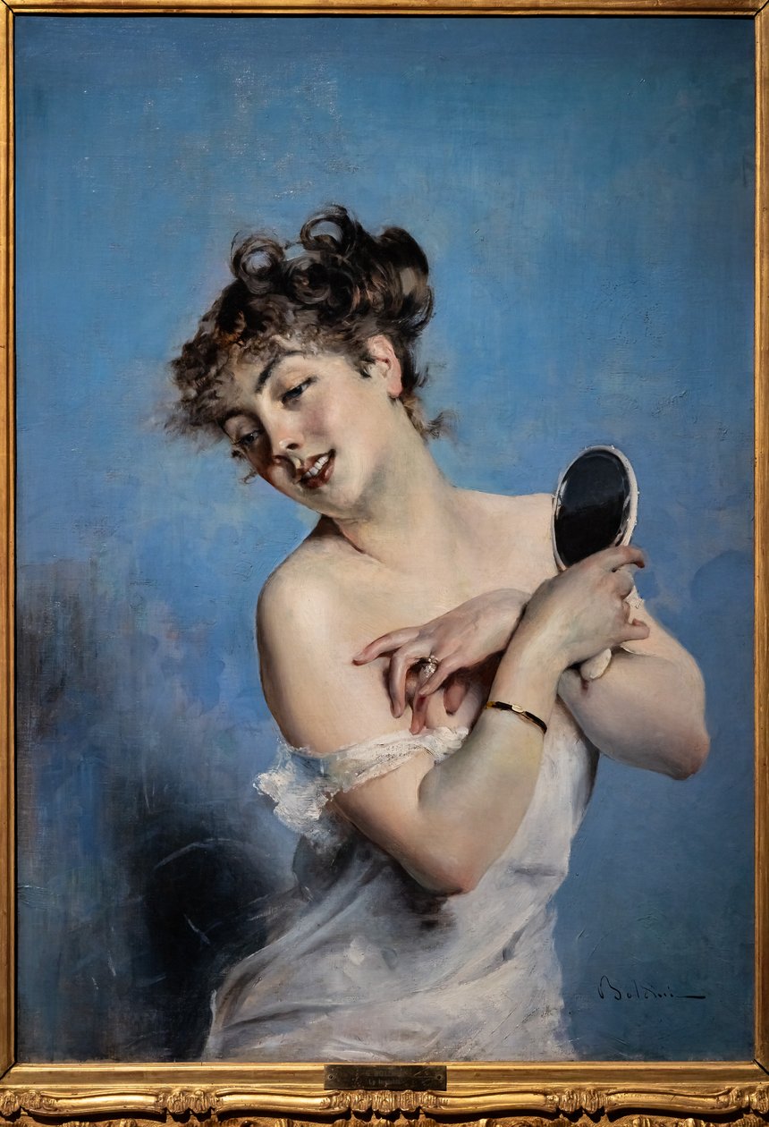 Jeune femme en déshabillé - Giovanni Boldini