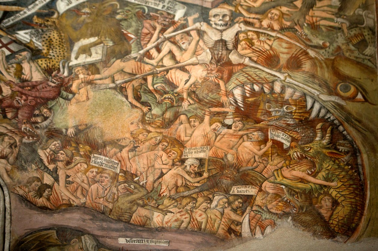 Le Jugement dernier, c.1492 (détail) - Giovanni Canavesio