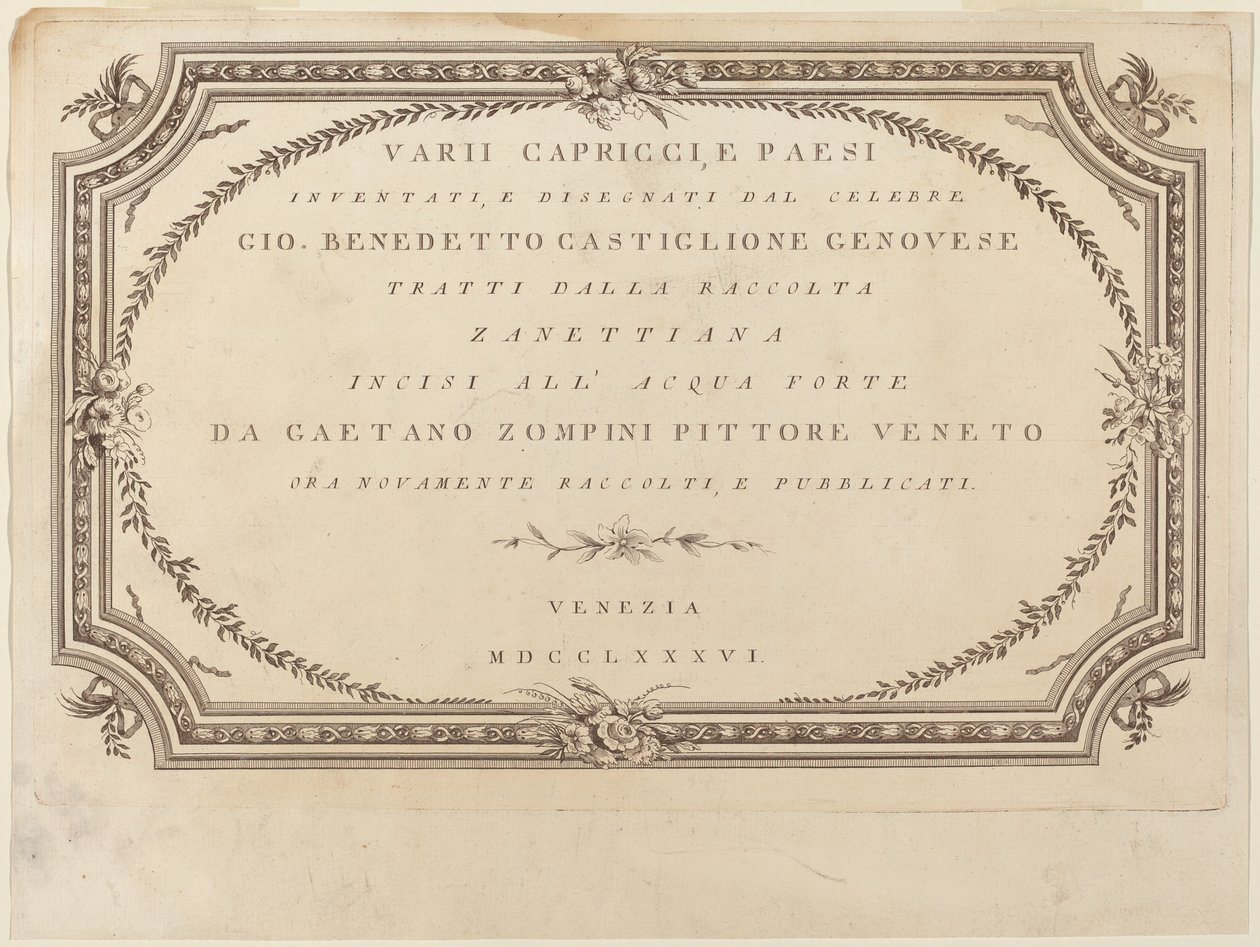 Frontispice - Giovanni De Pian