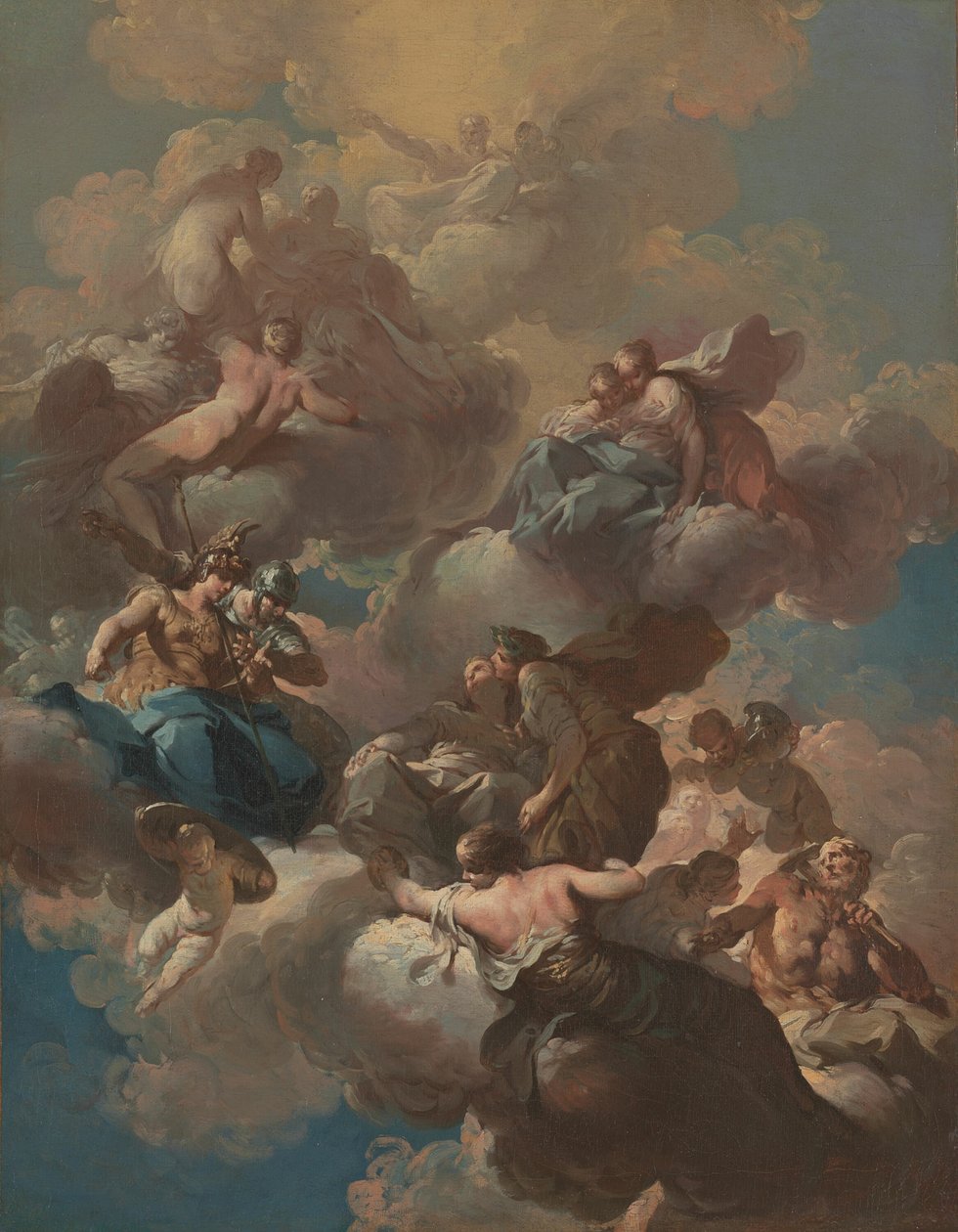 Esquisse pour une Fresque de Plafond - Giovanni Domenico Ferretti
