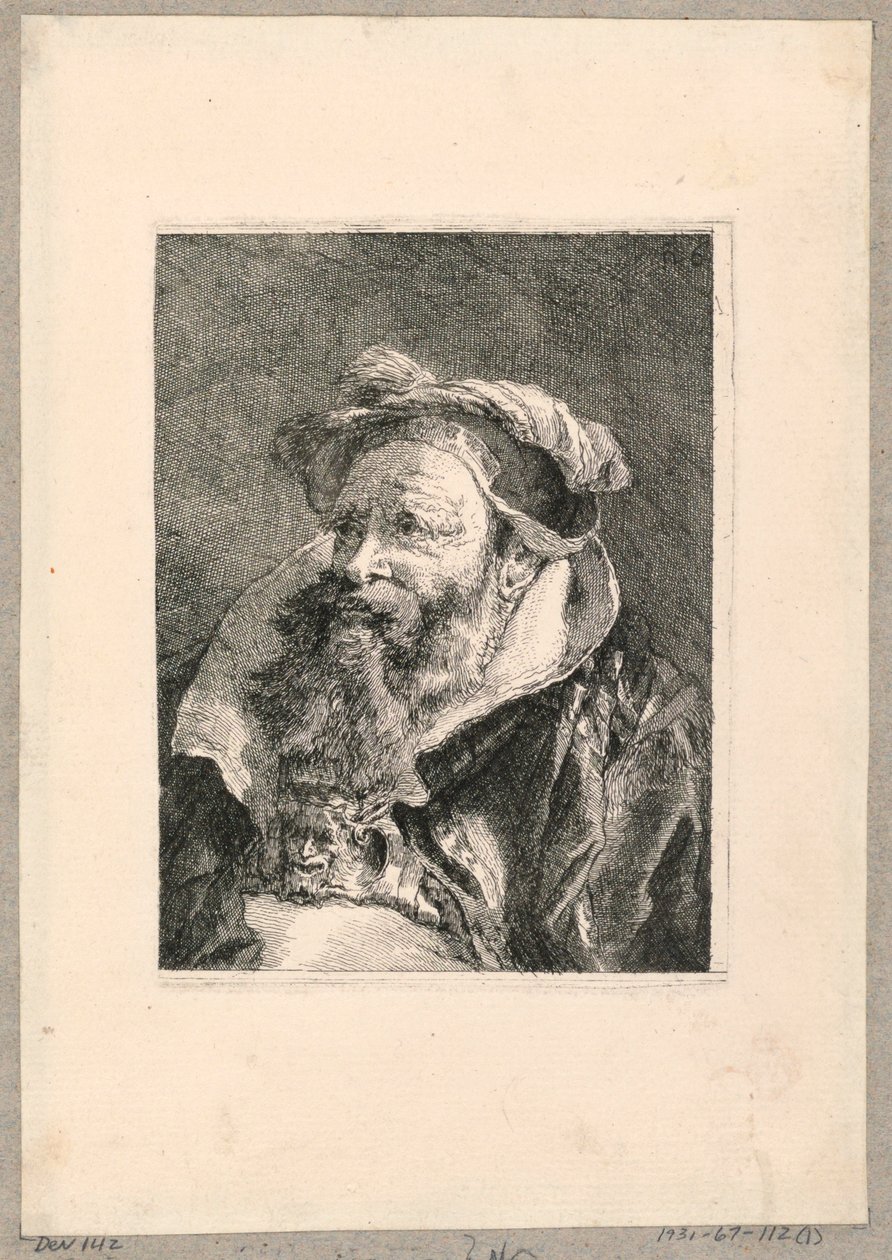 Raccolta di teste - Giovanni Domenico Tiepolo