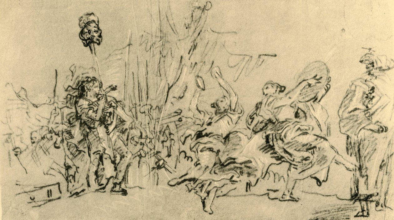 Le Triomphe de David, c1759, 1928 - Giovanni Domenico Tiepolo
