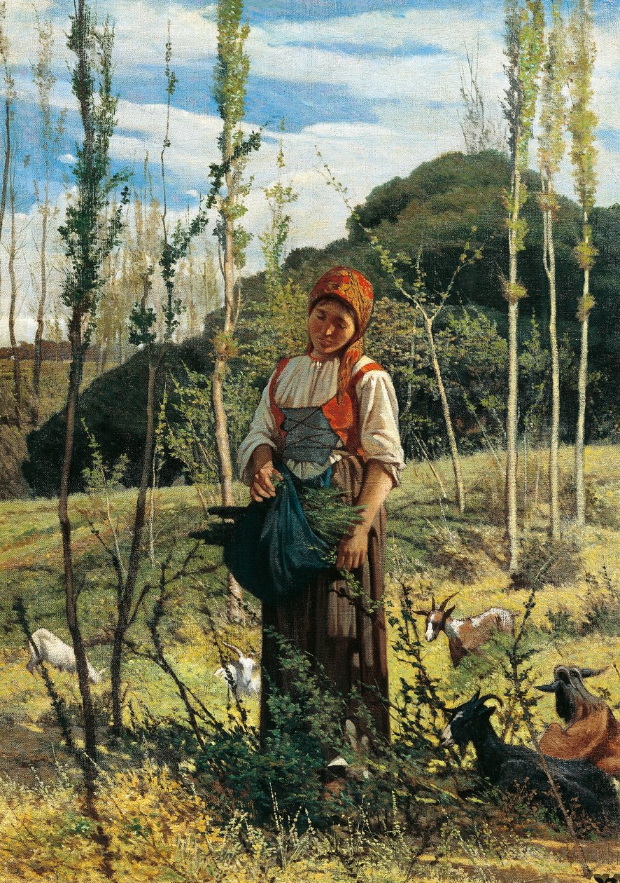 Fermier dans les bois - Giovanni Fattori