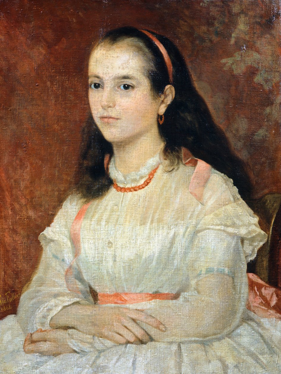 Portrait de Mlle Siccoli - Giovanni Fattori