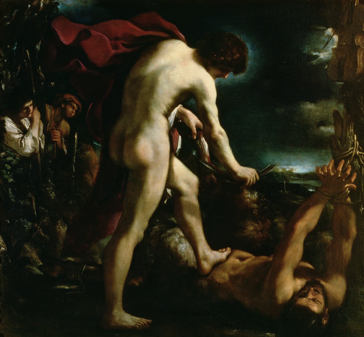 Apollon écorchant Marsyas, c.1618 - Giovanni Francesco Barbieri