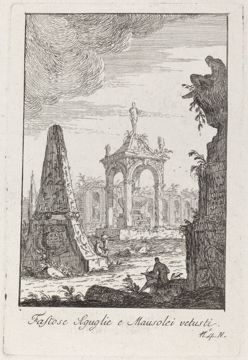 Fastose Aguglie et mausolées vétustes - Giovanni Francesco Costa