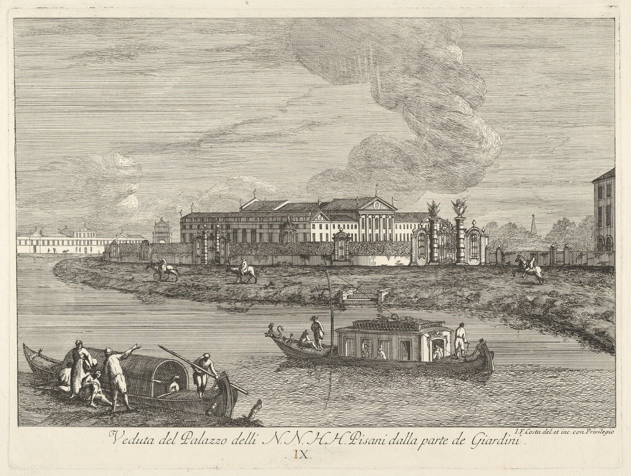 Vue de la Villa Pisani - Giovanni Francesco Costa