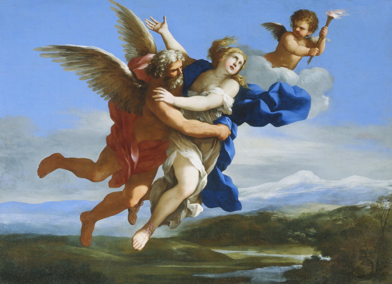 Borée enlevant Orithye - Giovanni Francesco Romanelli
