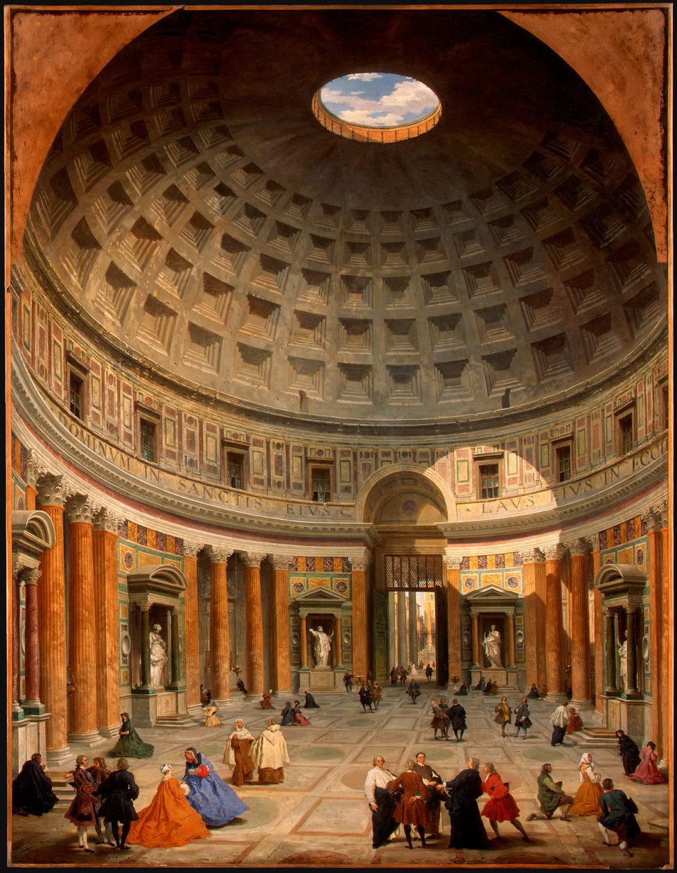 Intérieur du Panthéon, Rome - Giovanni Paolo Pannini