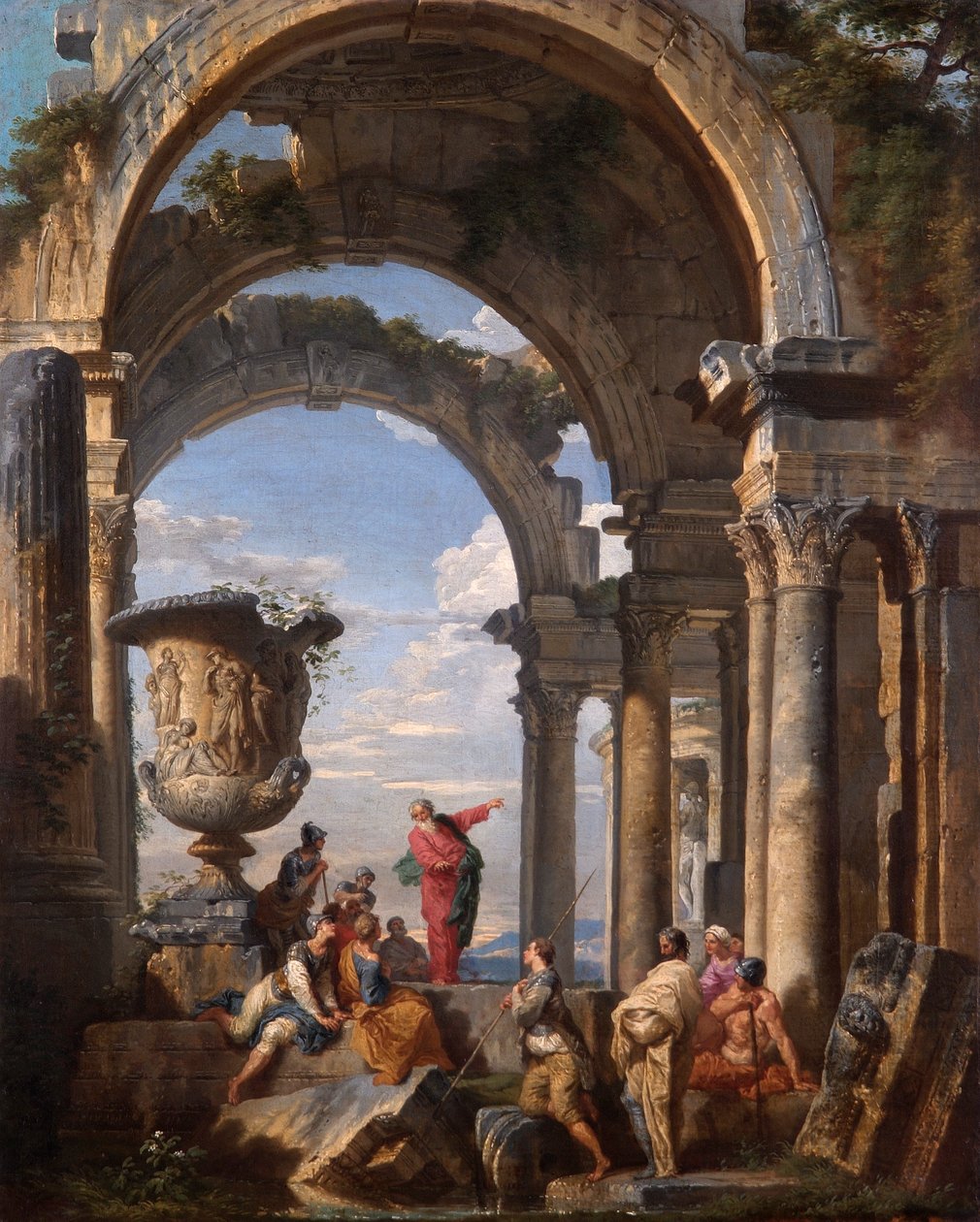 Saint Paul prêchant à Athènes - Giovanni Paolo Panini