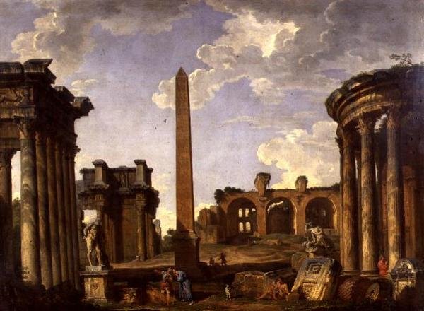 Capriccio romain - Giovanni Paolo Pannini