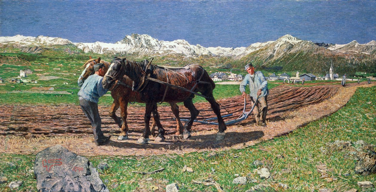Labourage - Giovanni Segantini