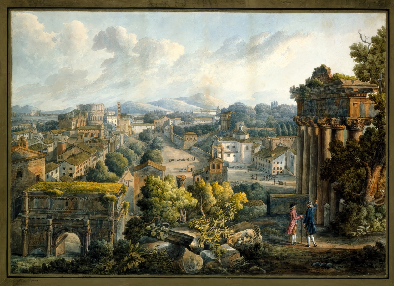Vue du Forum Romain - Giovanni Volpato