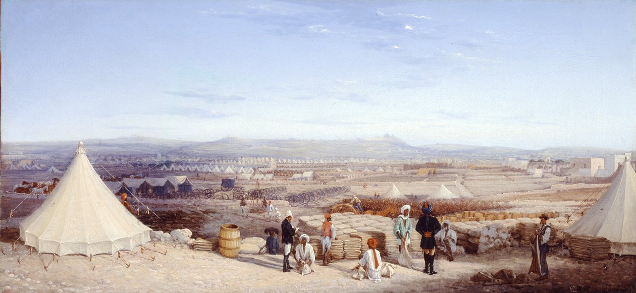 Camp de cavalerie indienne, Malte, 1878 - Girolamo Gianni