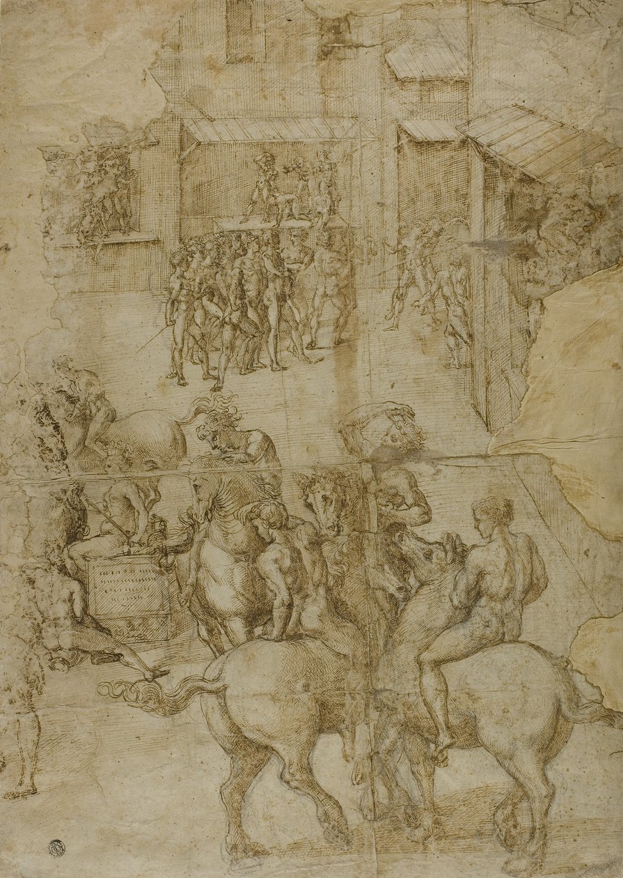 Cortège Mythologique, 1528-29 - Girolamo Genga