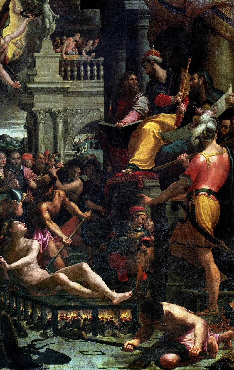 Le Martyre de Saint Laurent, 1573 - Girolamo Macchietti