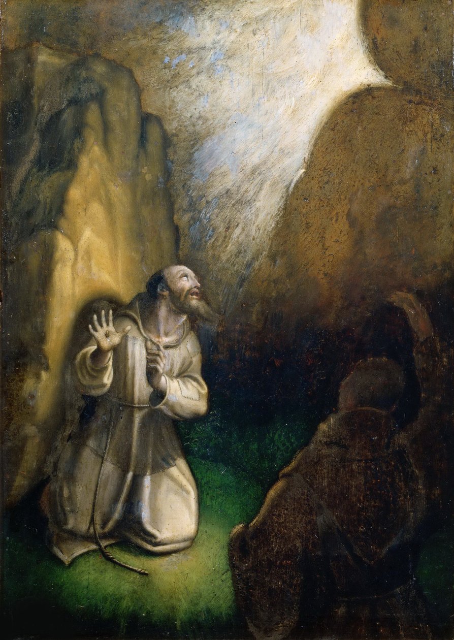Saint François recevant les stigmates - Girolamo Muziano
