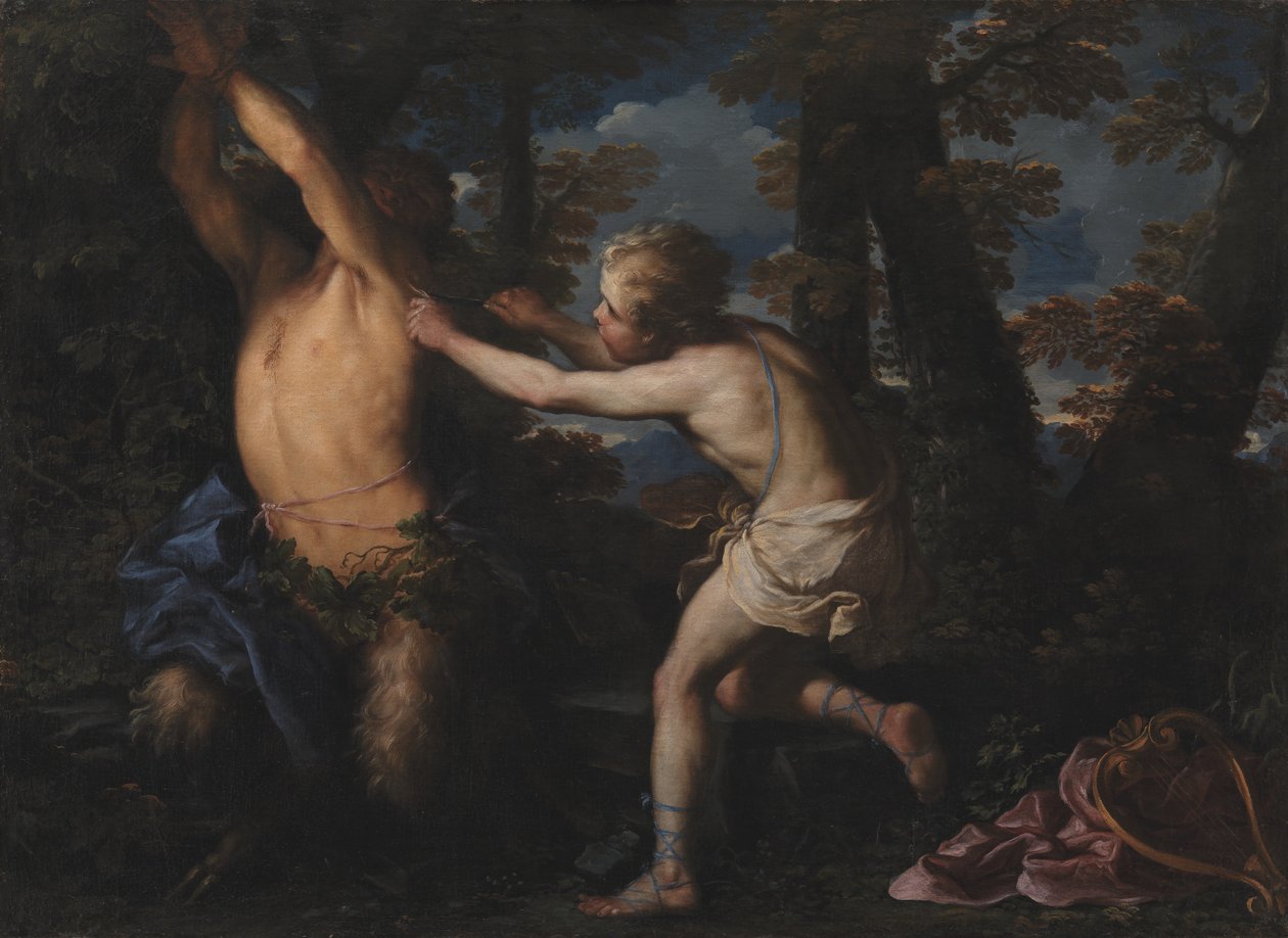 Apollon écorchant Marsyas - Girolamo Troppa
