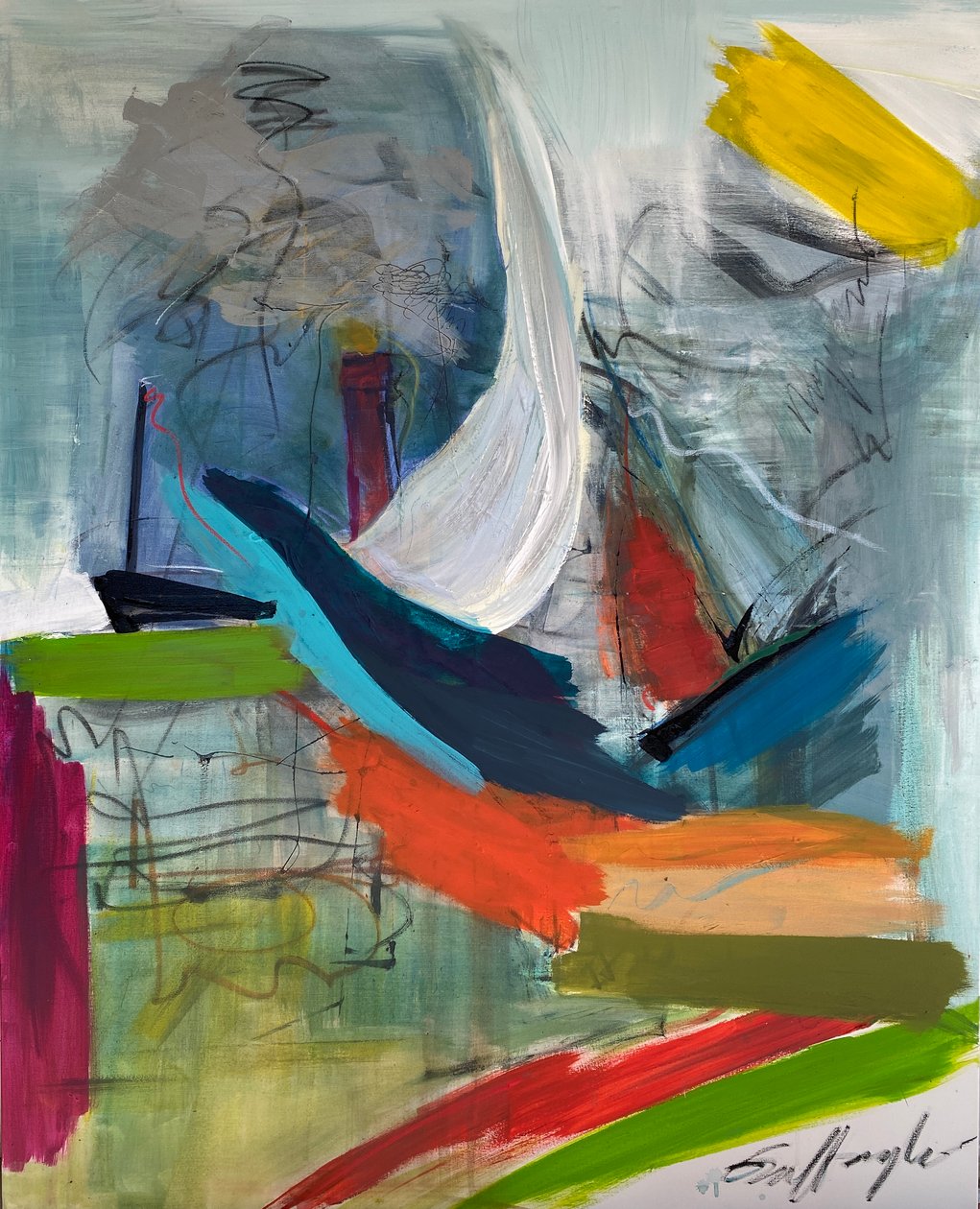 Bataille navale (peinture) - Gisela Gaffoglio