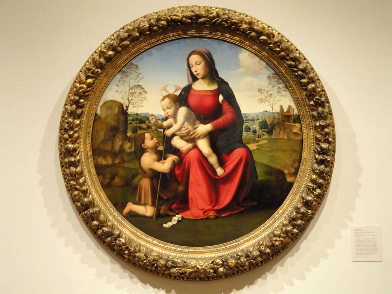 Madone et Enfant avec le petit Saint Jean-Baptiste - Giuliano Bugiardini