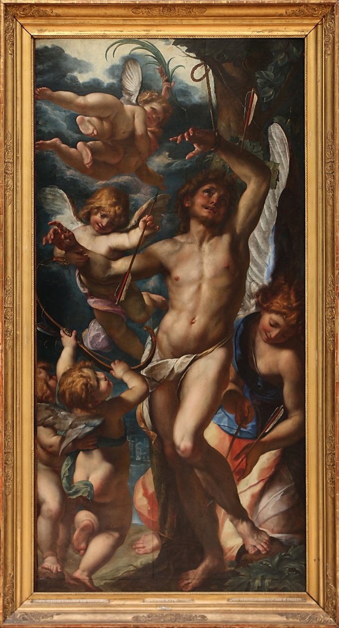 Saint Sébastien secouru par les anges - Giulio Cesare Procaccini