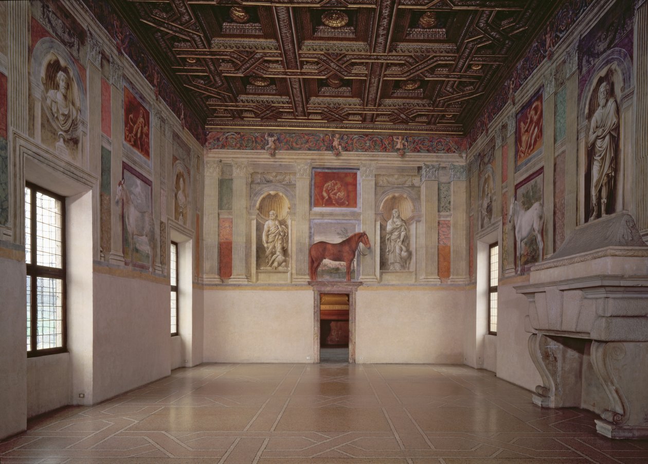 Vue de la Sala dei Cavalli, 1528 - Giulio Romano