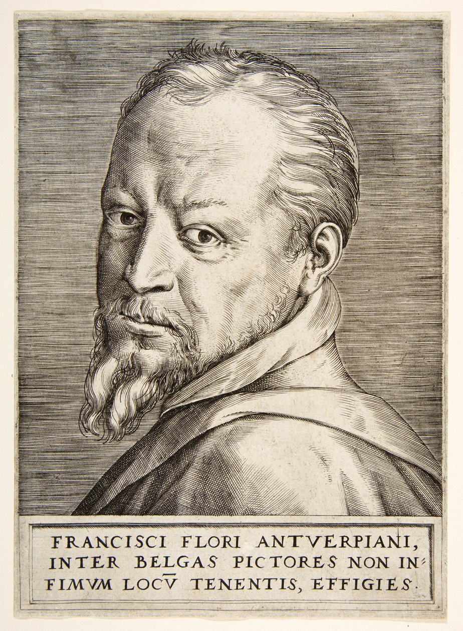 Portrait de Frans Floris - Giulio Bonasone