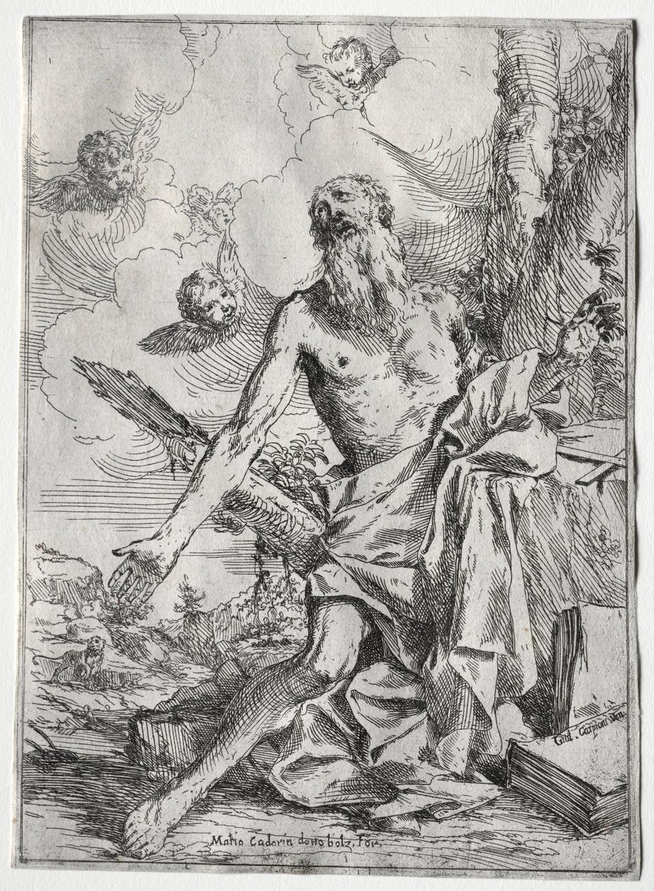 Saint Jérôme - Giulio I Carpioni