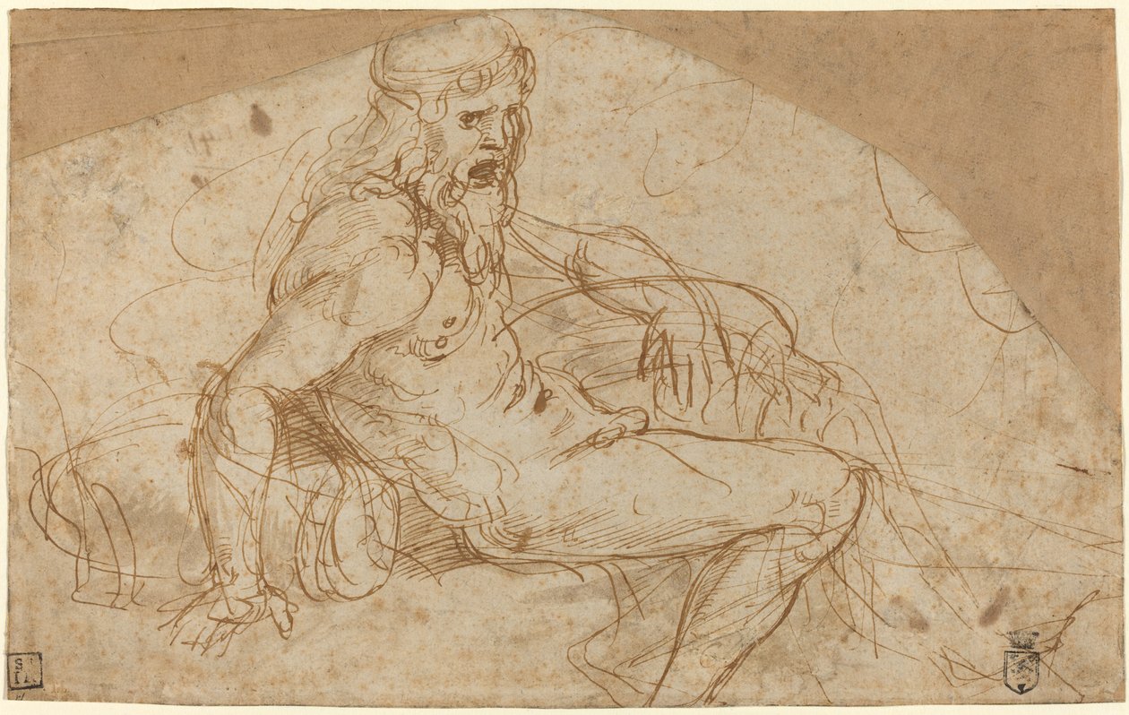 Dieu de la rivière - Giulio Romano