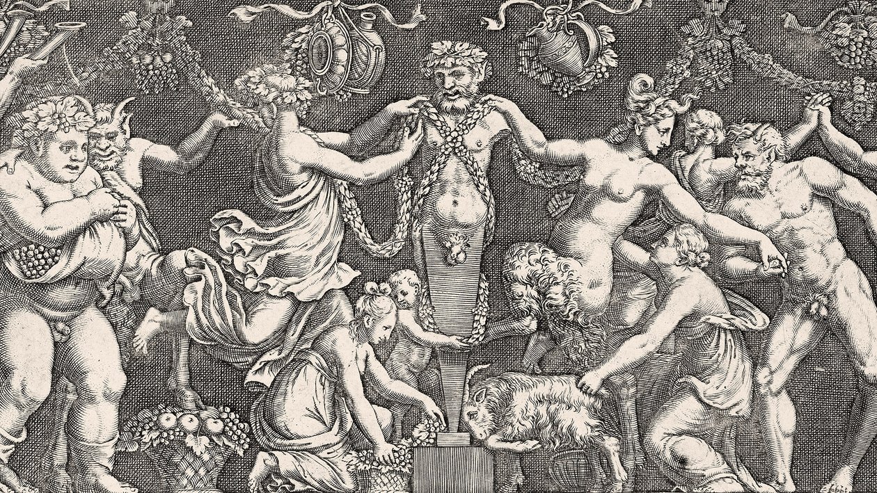 Sacrifice à Priape, c.1540 - Giulio Romano