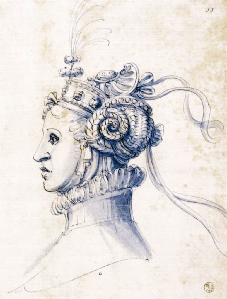 Esquisse pour un masque - Giuseppe Arcimboldo