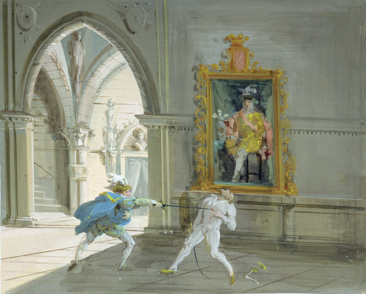 Don Juan, le duel - Giuseppe Bernardino Bison
