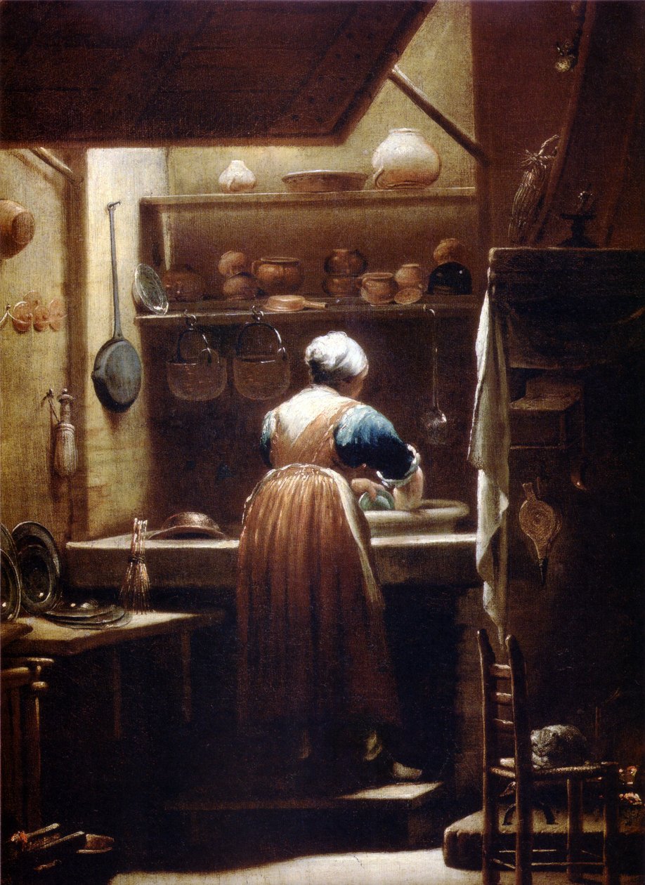 La cuisinière - Giuseppe Crespi