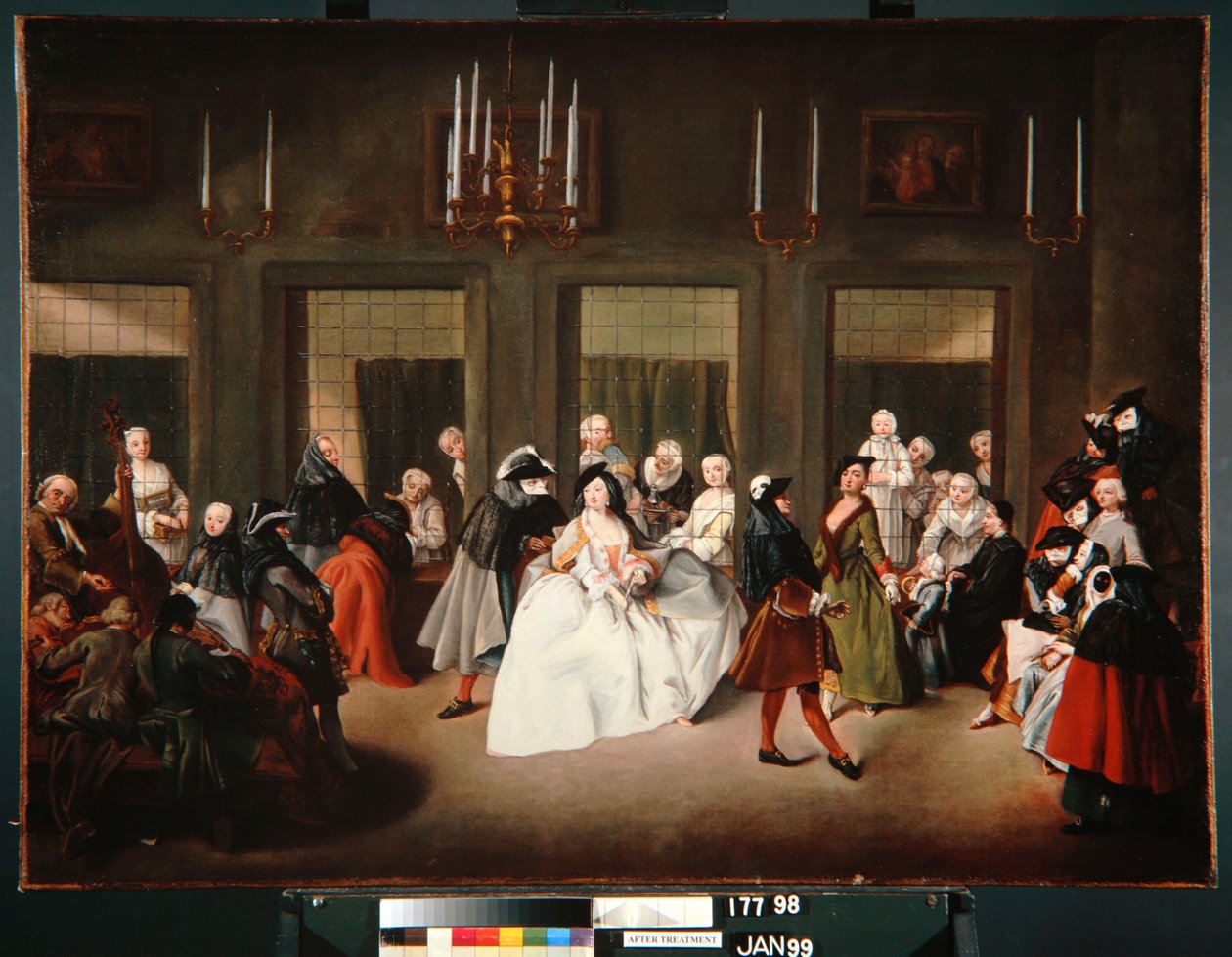 Le Parloir du Couvent, vers 1760 - Giuseppe Gobbis