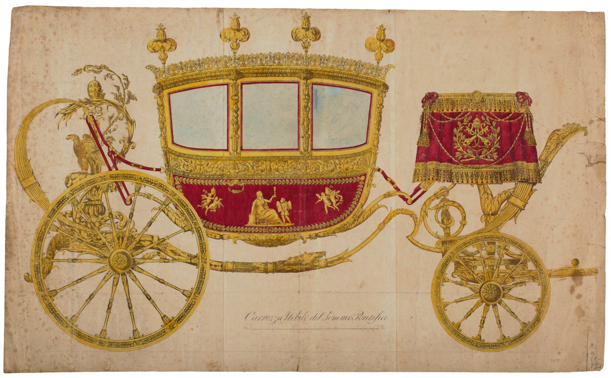 Carrosse du Souverain Pontife Pie VII - Giuseppe Pera