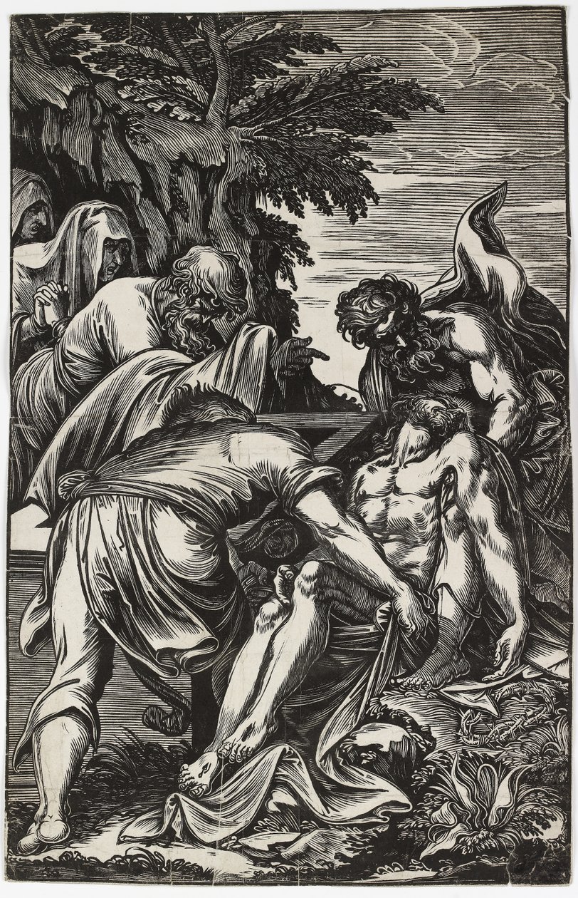 La Mise au tombeau, 1592-1607 - Giuseppe Scolari