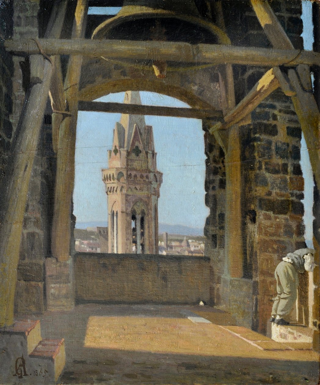 Tour du Palazzo del Podestà - Giuseppe Abbati