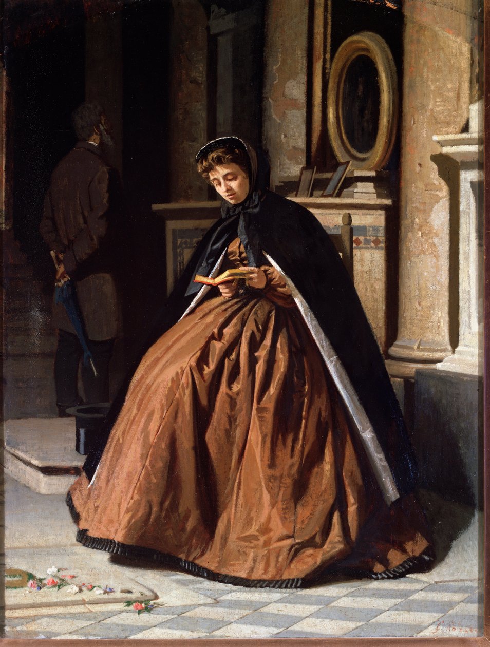 La prière - Giuseppe Abbati