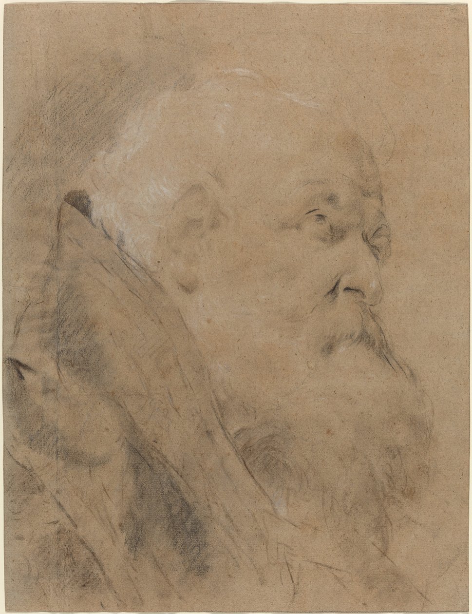 Un évêque âgé - Giuseppe Angeli