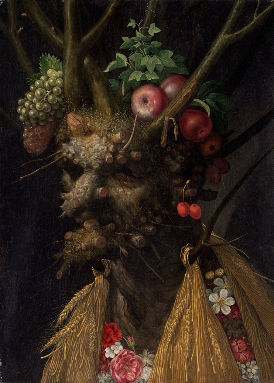 Les Quatre Saisons en une tête, vers 1590 - Giuseppe Arcimboldi