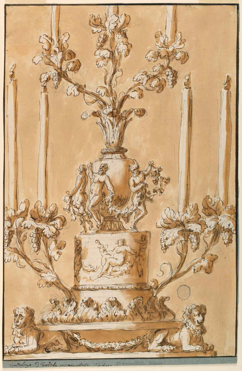 Chandelier représentant l