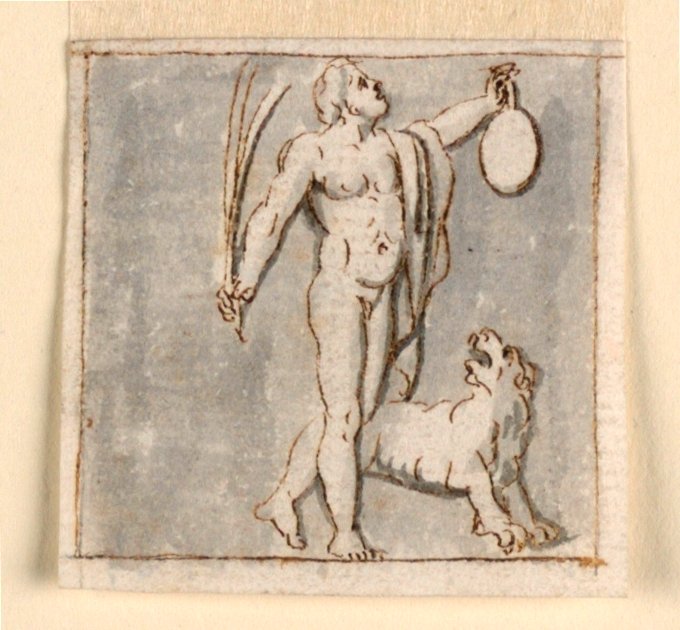 Dionysos avec panthère - Giuseppe Bernardino Bison