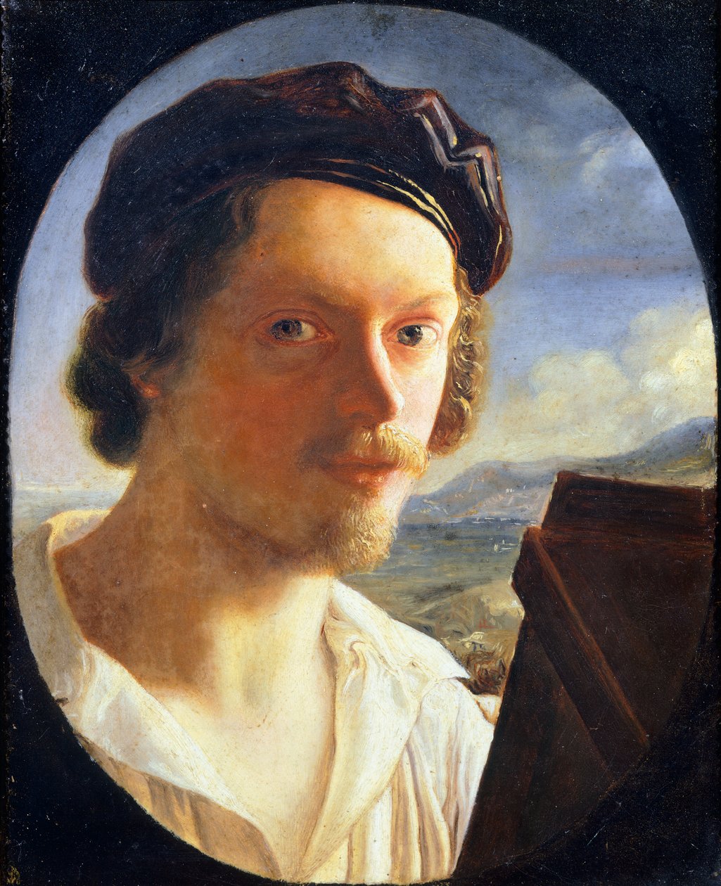 Autoportrait de Giuseppe Bezzuoli - Giuseppe Bezzuoli