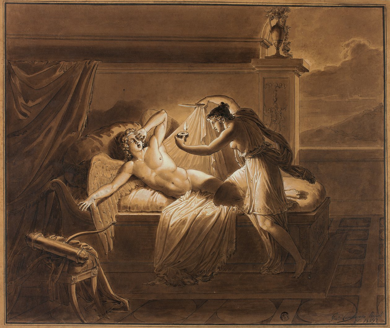 Cupidon et Psyché - Giuseppe Cammarano